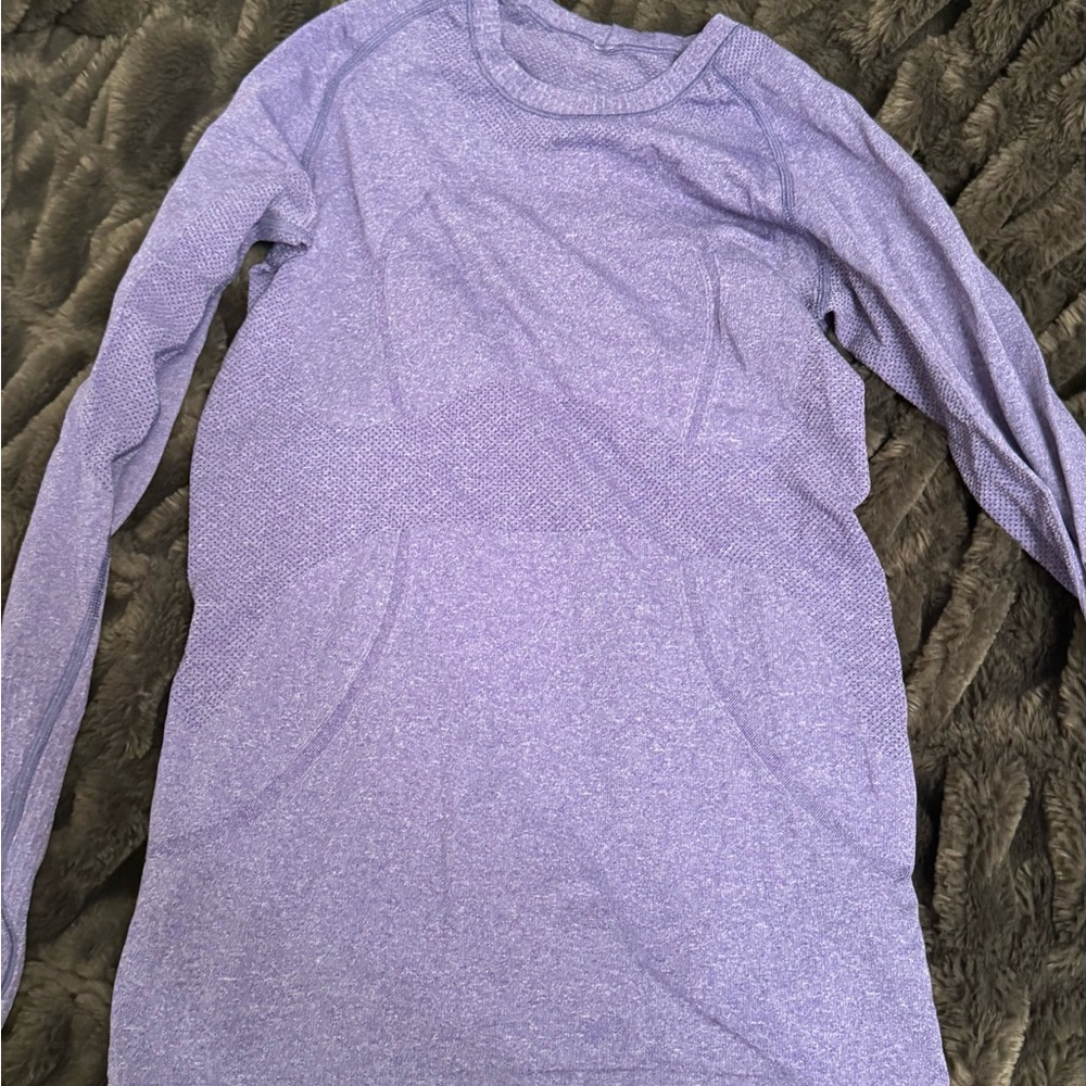 lululemon athletica Long Sleeve Tee in Lavender Purple